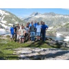 Gruppenfoto Inlandreise 2005 auf der Grimsel